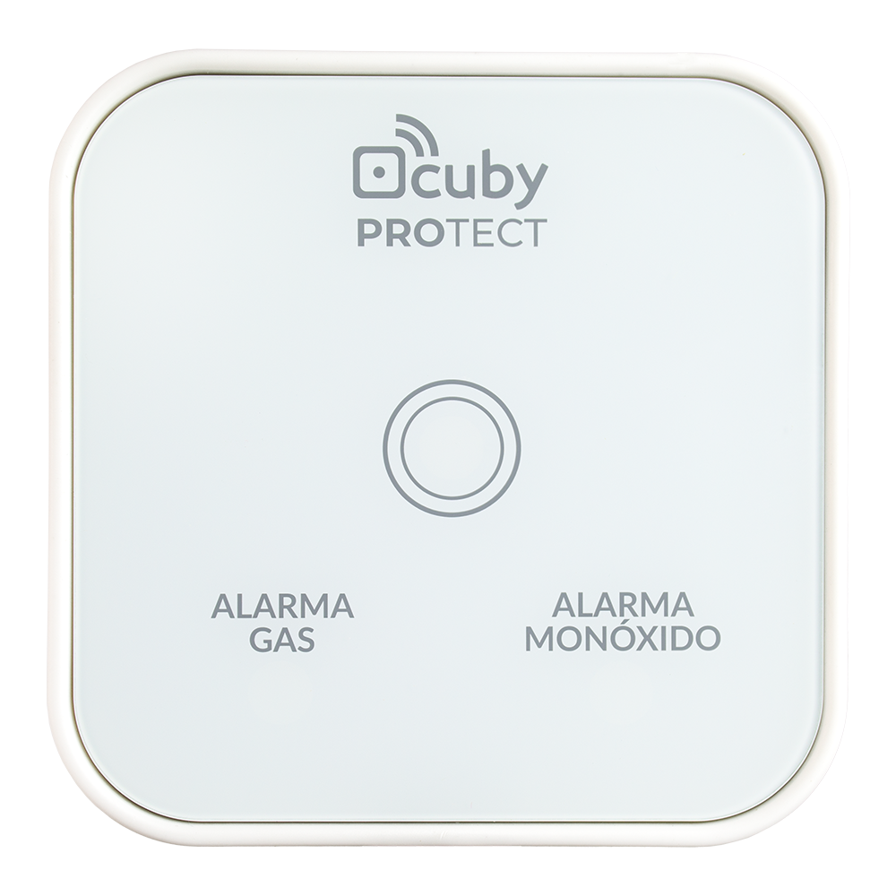 Cuby Protect - Alarma de Monóxido y Gas con conectividad y alertas int ...