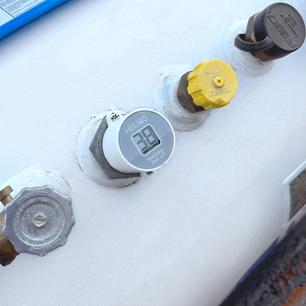 Cuby Helios - LP Gas Meter with gas alarm.