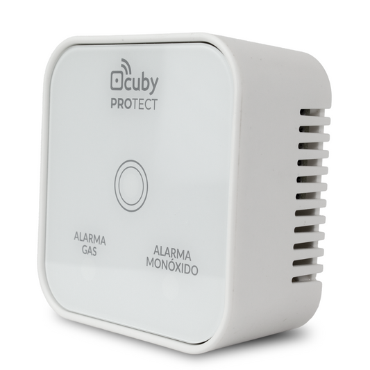 Cuby Protect - Carbon Monoxide and Gas Alarm with connectivity and smart alerts