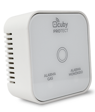 Cuby Protect - Carbon Monoxide and Gas Alarm with connectivity and smart alerts
