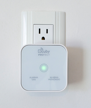 Cuby Protect - Carbon Monoxide and Gas Alarm with connectivity and smart alerts