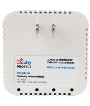 Cuby Protect - Carbon Monoxide and Gas Alarm with connectivity and smart alerts