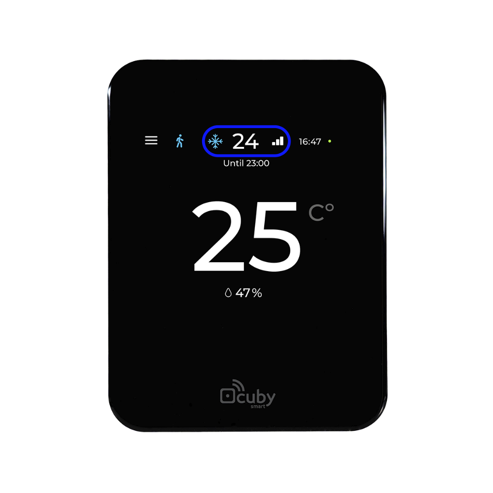 Cuby Terra - Termostato inteligente para minisplit que ahorra energía.